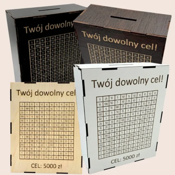 Personalizowana skarbonka pionowa